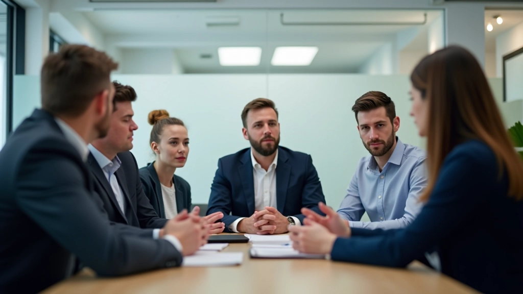 Team discussing fraud detection strategy